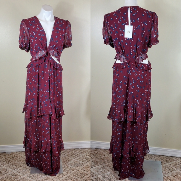wayf laviana maxi dress